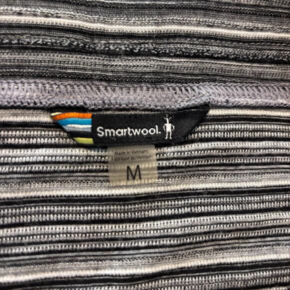 Smartwool Horizon Line Merino Blend Skirt Size Medium Textured Stripe Drawstring - Picture 5 of 6